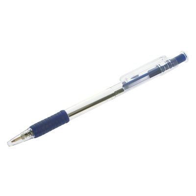 Ручка шариковая, автоматическая, 0.5 мм, «Хит», с резиновым держателем, стержень синий