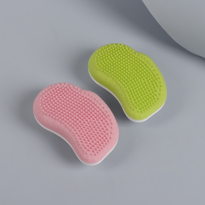 Массажёр, двусторонний, универсальный, 7 магнитов, 12 × 7 × 4 см, цвет МИКС 15811