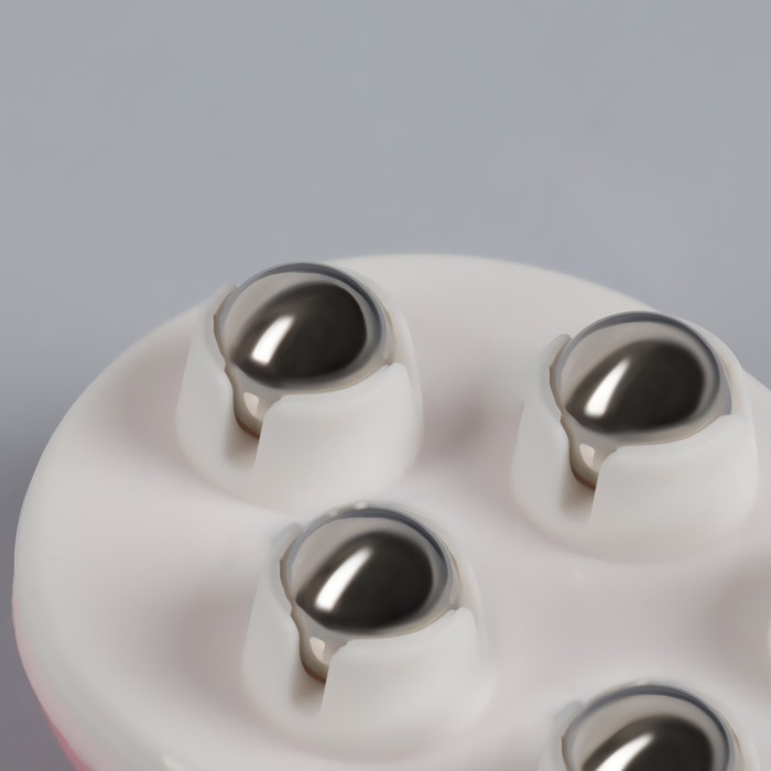 Массажёр, двусторонний, универсальный, 7 магнитов, 12 × 7 × 4 см, цвет МИКС 15811