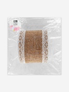 Лента текстильная «Кружево», 55 мм, 4.5±0.5 м, бежевая - Фото 5