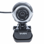 Веб-камера SVEN IC-300, 0.3 МП, 640x480, черно-серебристая - Фото 2