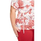 Блуза женская "Камилла", размер 50, цвет красный 946К - Фото 4