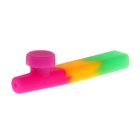 Трубка курительная, с крышкой, 2×8.5×1.5 см, микс - фото 45222832