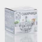 Сахарница стеклянная Доляна «Танец», 150 мл, 9×11 см - фото 25346941
