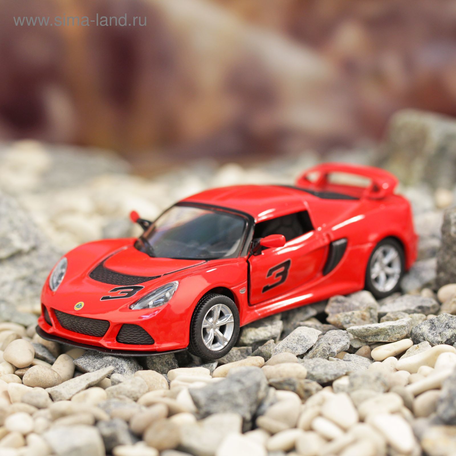 Машина металлическая Lotus Exige S, инерция, масштаб 1:32, МИКС