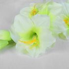 Цветы искусственные "Гладиолус Арабиан" 12*96 см, белый - Фото 2