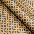 Бумага упаковочная крафт "Золотые и черные круги", 0.6 х 10 м - Фото 5