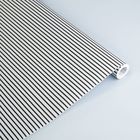 Бумага упаковочная крафт "Полосы вертикальные", 0.6 х 10 м - Фото 1