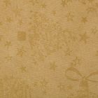 Бумага упаковочная крафт "Новый Год", золотой, 0.6 х 10 м - Фото 2