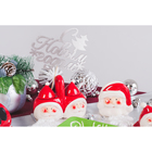 Топпер для торта «С новым годом», с ёлкой, цвет серебряный - Фото 4