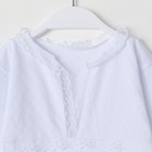 Рубашка крестильная, цвет белый, рост 74 - Фото 4