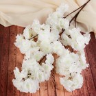 Цветы искусственные "Мелани" 6х100 см, белый - фото 3696119