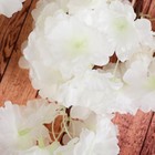 Цветы искусственные "Мелани" 6х100 см, белый - Фото 2
