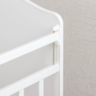 Детская кроватка «Доченька» на колёсах или качалке, цвет белый - Фото 4