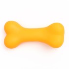 Игрушка пищащая "Кость большая" для собак, 18 см, оранжевая - Фото 2