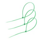 Хомут нейлоновый ТУНДРА krep,  для стяжки, 3.6х300 мм, цвет зеленый, в упаковке 100 шт. - фото 8594582