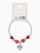 Браслет с шармами «Марджери» на нити, дерево в сердце, L=18 см, красный в серебре - Фото 7