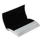 Визитница горизонтальная, цвет синий - Фото 2