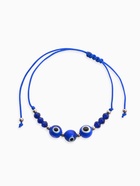 Браслет-оберег «Глазик» трио, цвет синий, d=6 см - Фото 1