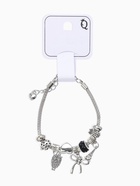 Браслет ассорти «Марджери» романтик, сова, цвет чёрный в серебре, L=18 см  (артикул 2518497)  большой выбор товаров оптом и в розницу по низким ценам с доставкой