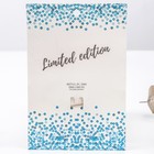 Брошь «Цветок цинния», цвет голубой в чернёном золоте - Фото 3