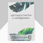 Брошь «Паук», бело-розовая в золоте - Фото 4