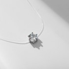 Кулон «На леске», цвет белый в серебре, 40 см - Фото 2