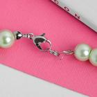 Бусы "Выбражулька" жемчужинки, 40 см, цвет светло-зеленый - Фото 2