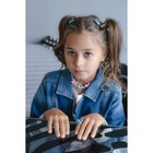 Комплект детский "Выбражулька" 4 предмета: 2 заколки, чокер, кольцо, бабочки, цвет МИКС - Фото 7