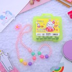 Комплект детский "Выбражулька" 4 предмета: фломастеры, бусы, браслет, кольцо, цветок, цвет МИКС - Фото 3