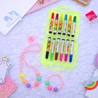 Комплект детский "Выбражулька" 4 предмета: фломастеры, бусы, браслет, кольцо, цветок, цвет МИКС - Фото 4