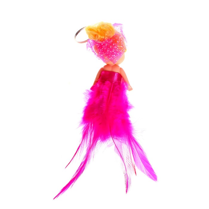 Куколка-брелок «Куколка-ангелочек», пёрышки, цвета МИКС - фото 1890705431