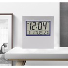 Часы-будильник электронные, настольные, настенные, 17.5 х 2 х 19 см - Фото 2