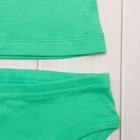 Комплект для девочки: трусы и майка, рост 110-116 см, цвет светло-зелёный - Фото 4