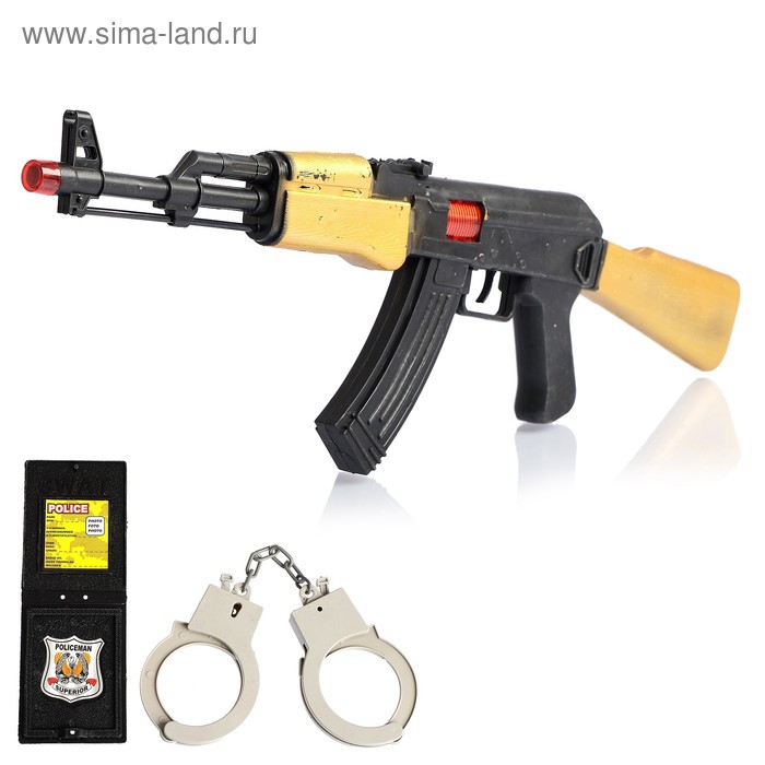 Набор полицейского «Захват», с АК-47, 3 предмета - Фото 1
