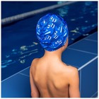 Шапочка для плавания детская ONLYTOP Swim «Акулы», тканевая, обхват 46-52 см - Фото 5