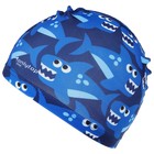 Шапочка для плавания детская ONLYTOP Swim «Акулы», тканевая, обхват 46-52 см - фото 8346218