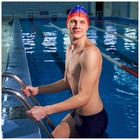 Шапочка для плавания взрослая ONLYTOP Swim, тканевая, обхват 54-60 см - фото 9005299