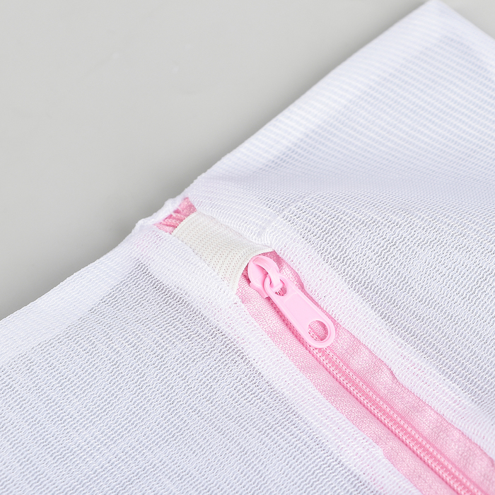 Мешок для стирки белья Доляна, 30×40 см, мелкая сетка, цвет МИКС - фото 1901028100