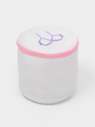 Мешок для стирки бюстгальтеров Доляна, 16×16×16 см, трёхслойный, крупная сетка, белый - Фото 1