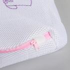 Мешок для стирки белья, 34×21×8 см, трёхслойный, крупная сетка, цвет МИКС - Фото 3