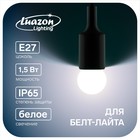 Лампа светодиодная Luazon Lighting "Шар", G45, Е27, 1.5 Вт, для белт-лайта, белая - Фото 1