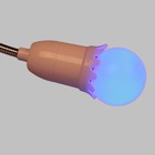 Лампа светодиодная Luazon Lighting "Шар", G45, Е27, 1.5 Вт, для белт-лайта, синяя - фото 16047117