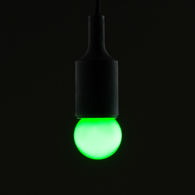 Лампа светодиодная декоративная, G40, 6 led SMD, для белт-лайта, свет зеленый