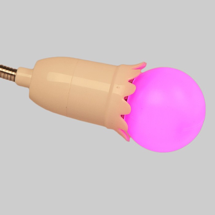 Лампа светодиодная Luazon Lighting "Шар", G45, Е27, 1.5 Вт, для белт-лайта, розовая - фото 1886260017