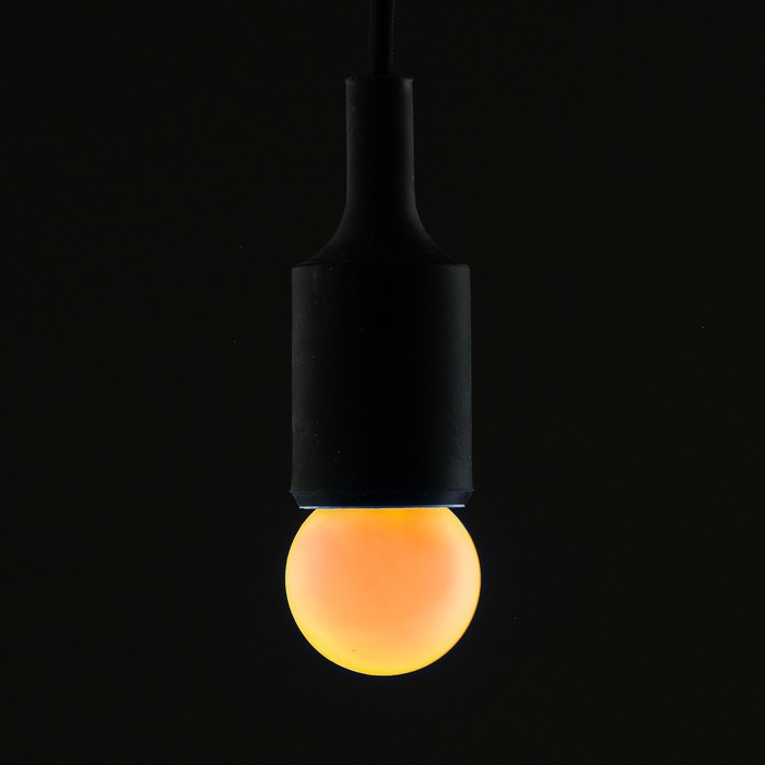 Лампа светодиодная Luazon Lighting "Шар", G45, Е27, 1.5 Вт, для белт-лайта, RGB - фото 1906877892