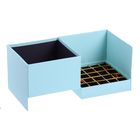 Коробка подарочная, голубой, 18 х 18 х 15,5 см - Фото 4
