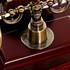 Ретро-телефон с выдвижным ящиком, темное дерево, 16×23×25 см - Фото 7