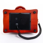 Ретро-телефон с выдвижным ящиком, темное дерево, 16×23×25 см - Фото 8