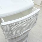 Комод 4-х секционный «Плетёнка», белый - Фото 3